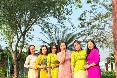 Phát động hưởng ứng “Tuần lễ Áo dài” năm 2025 cùng với cô giáo trường Mầm non công lập Ea Chà Rang