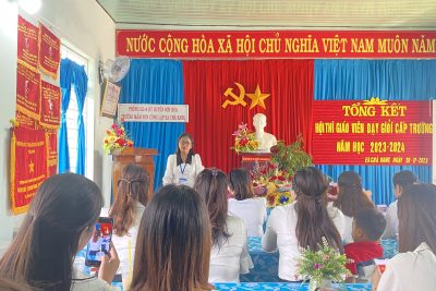Tổng kết Hội giảng Giáo viên dạy giỏi cấp trường năm học 2023 – 2024